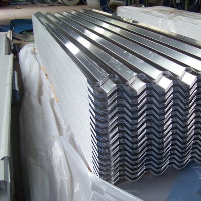 200 g/m2 rivestimento di zinco lamiera di acciaio galvanizzato lamiera di metallo SGCC ondulato